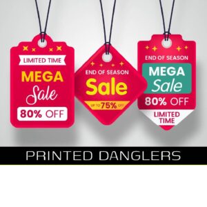 Printed Advertising Dangler